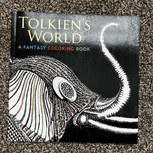 Tolkien's World Fantasy Coloring Book